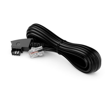 deleyCON deleyCON 1m TAE Anschlusskabel Routerkabel TAE-F auf RJ45 Stecker DSL LAN-Kabel