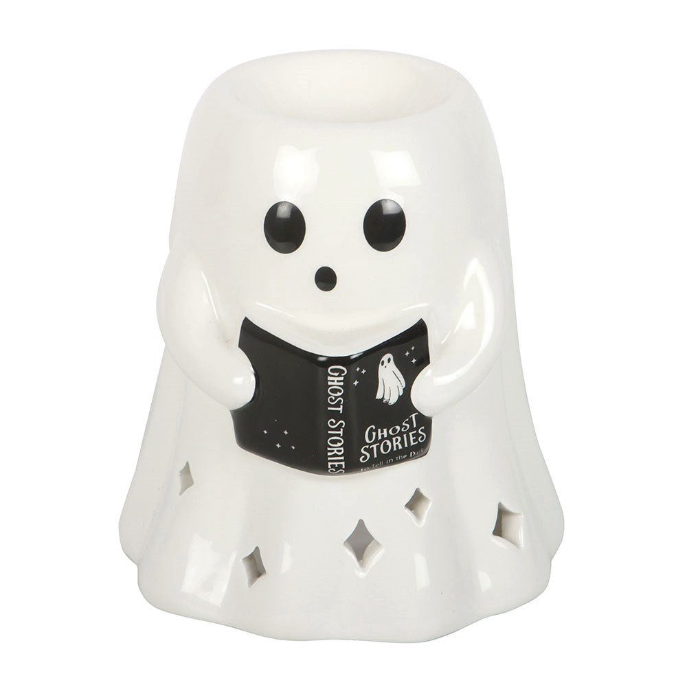 Something Different Duftlampe Ghost Stories Keramik Duftlampe – Geist mit Buch Halloween