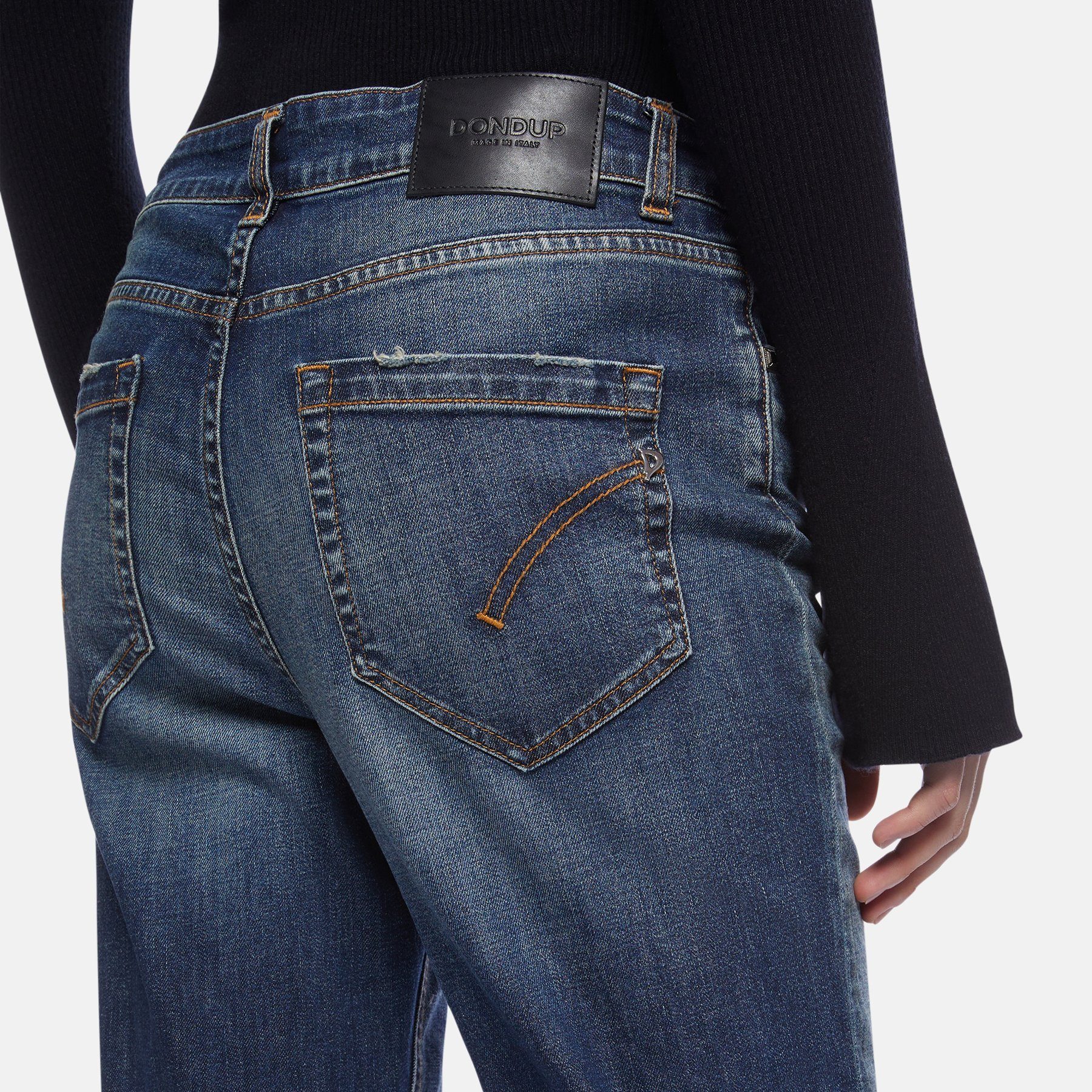 DONDUP KOONS GIOIELLO Mid Waist Jeans Straight-Jeans