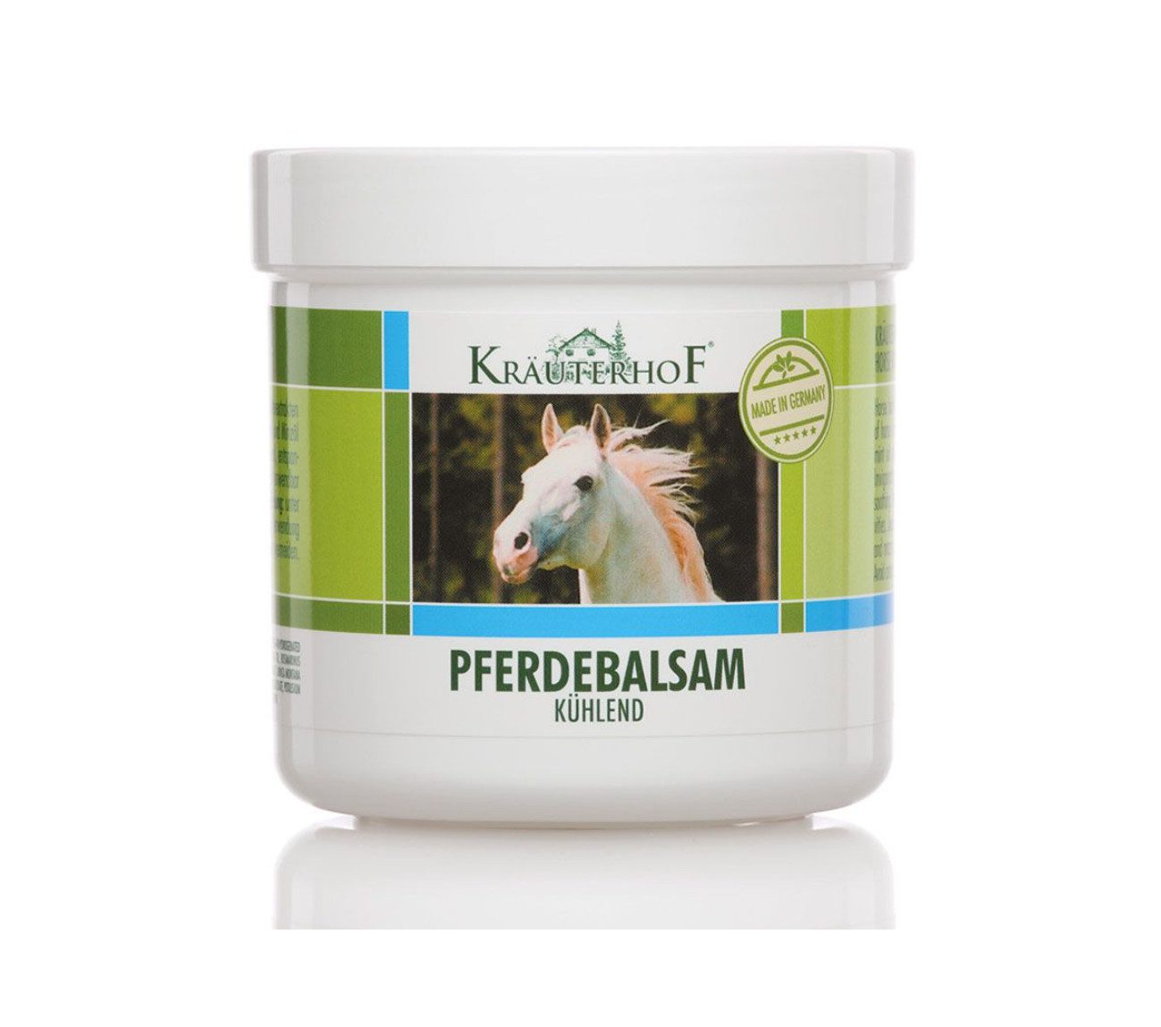 Kräuterhof Körperbalsam KräuterhoF Pferdebalsam 250 ml Kräuter Massagebalsam kühl, 1-tlg., Natürliche Kräuterextrakte, Kühlender Effekt