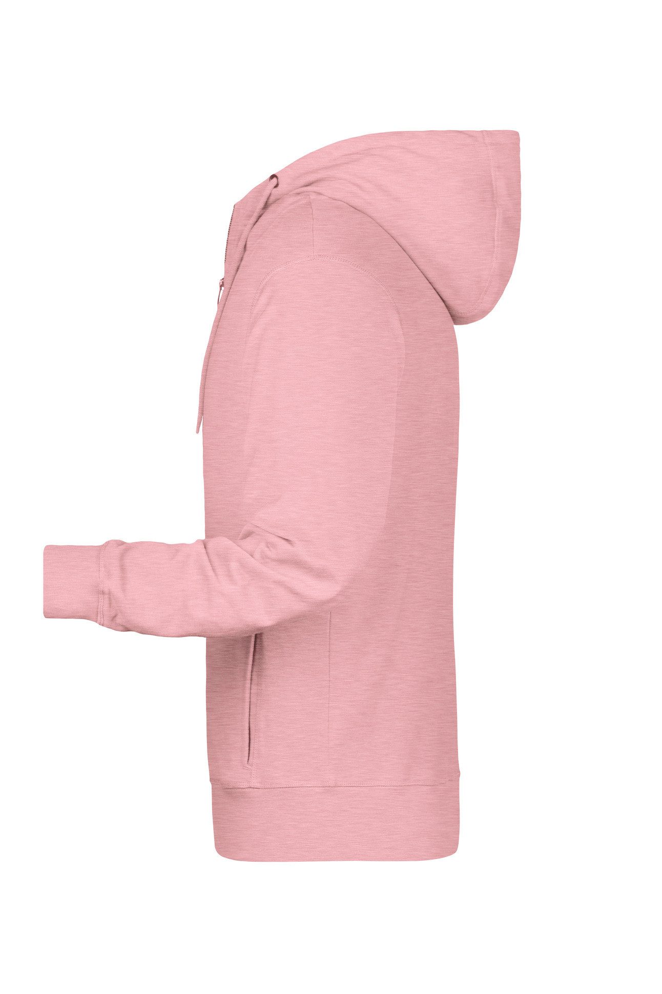 James & Nicholson Kapuzensweatjacke Sportliche Herren Sweatjacke aus Bio-Baumwolle 8026 Hochwertige French-Terry Qualität