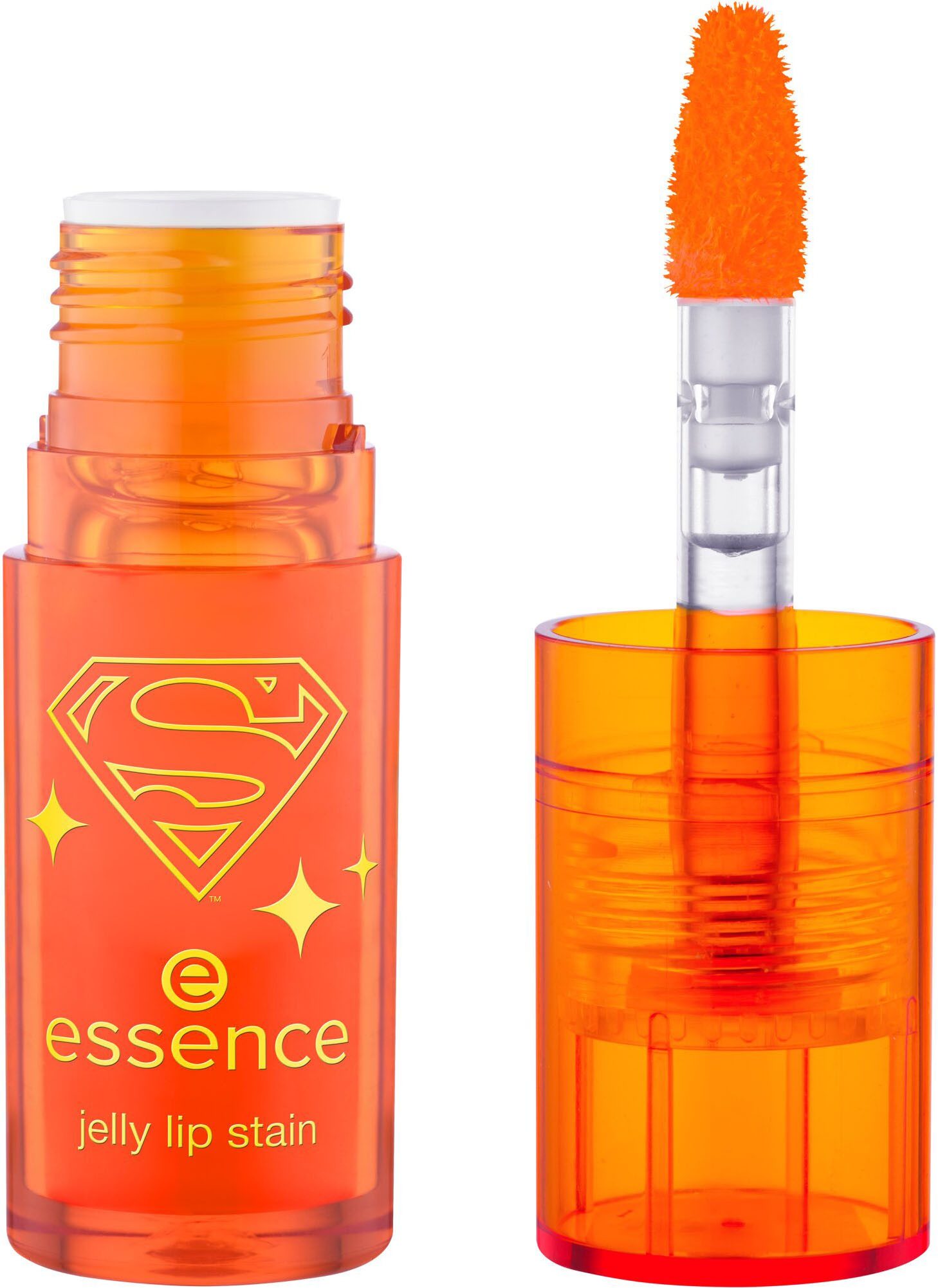 Essence Lipgloss Superman jelly lip stain, 3-tlg., Langanhaltend und natürlich, Gelee-Textur mit nicht klebrigem Finish.
