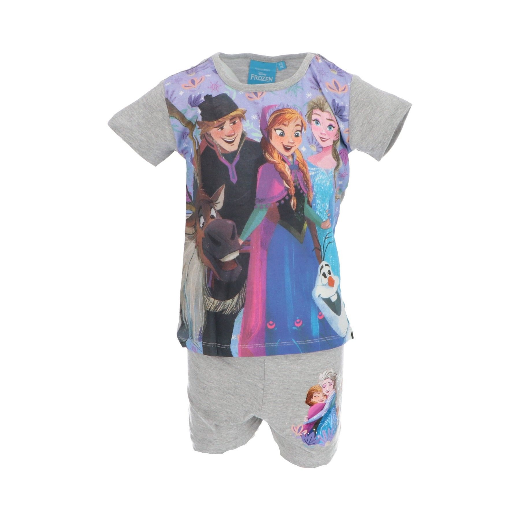 Disney Frozen Pyjama Shortama – Kinderpyjama & Sommer Schlafanzug aus 100% Baumwolle