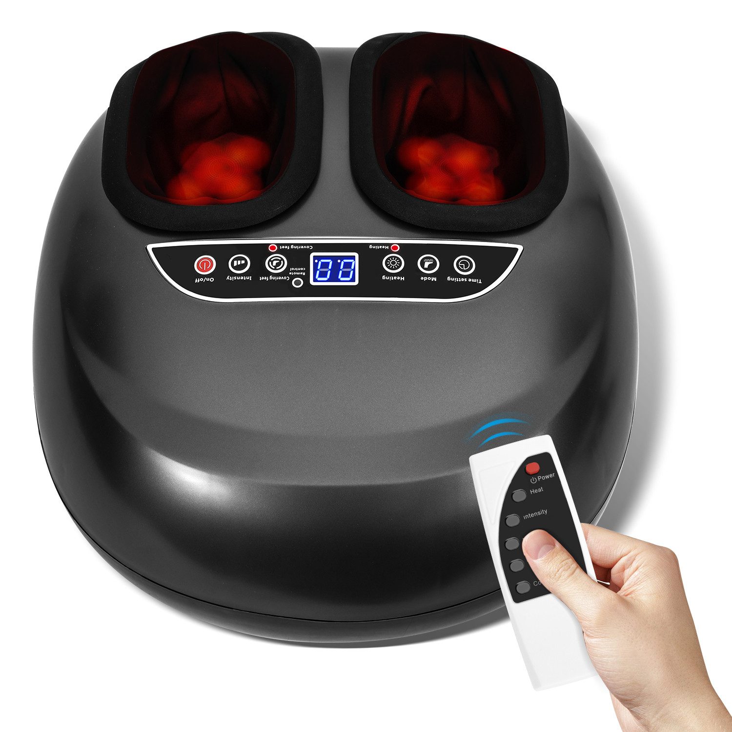 Fußmassagegerät Elektrisches Fußmassagegerät Unterwegs Fernbedienungen Luftkompression