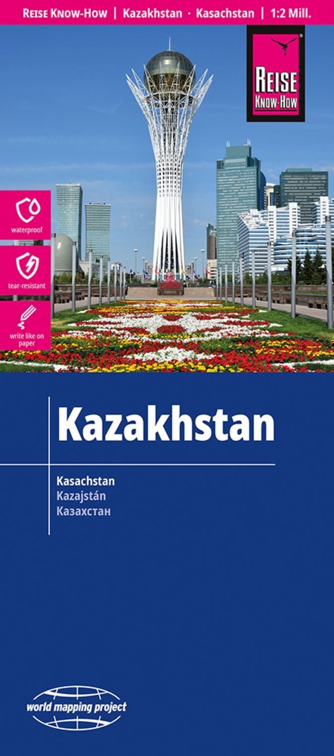 Reise Know-How Landkarte Kasachstan / Kazakhstan (1:2.000.000) / diverse