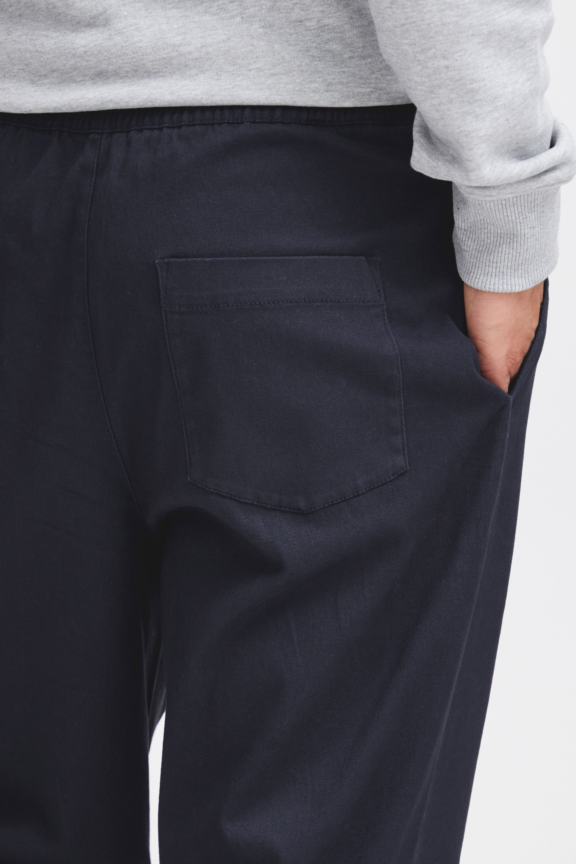 !Solid Chinohose SDGinte Stoffhose mit elastischem Bund und Kordeln - Streight Fit