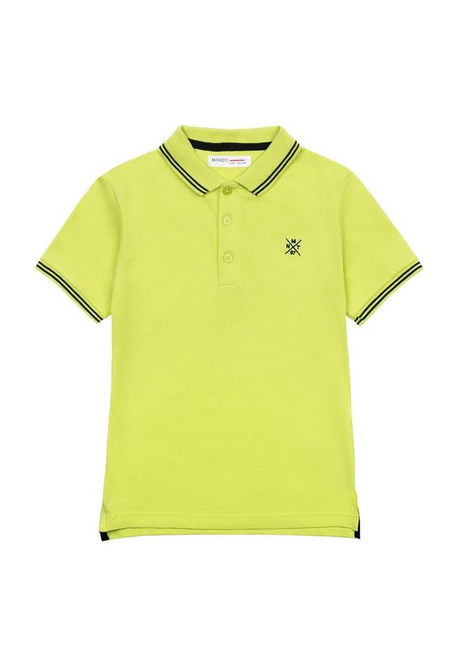 MINOTI Poloshirt Poloshirt mit Kontrastelementen (1y-14y)