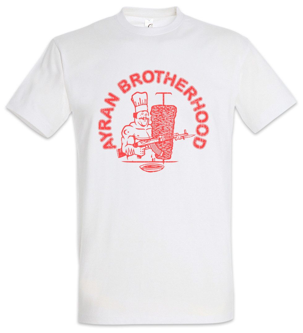Urban Backwoods Print-Shirt Ayran Crew Herren T-Shirt Döner Kebab Dönerladen Türkei Spaß Gang Love (1-tlg) Fun Addiction Türkisch