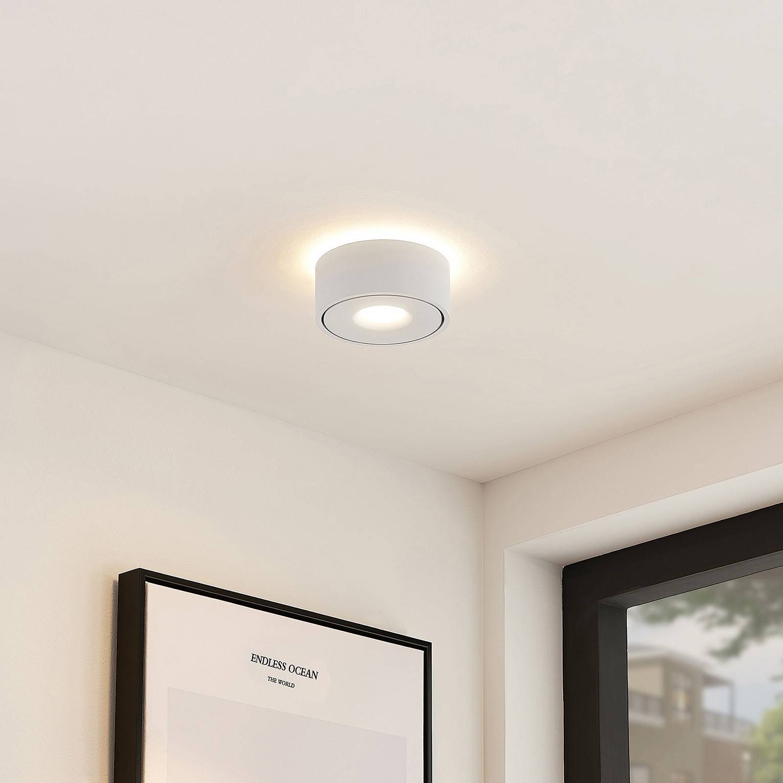 Arcchio LED Deckenleuchte Leuchtmittel, LED-Leuchtmittel Lampe Aluminium, Modern, dimmbar, Ranka, warmweiß, verbaut, LED weiß, inkl. fest