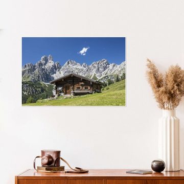 Posterlounge Poster Gerhard Wild, Almhütte in den österreichischen Alpen, Rustikal Fotografie