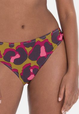 Rosa Faia Bikini-Hose Lovely Leo (1-St) Bikini-Slip / Unterteil - Farbenfrohes Muster, Regulierbare Beinhöhe