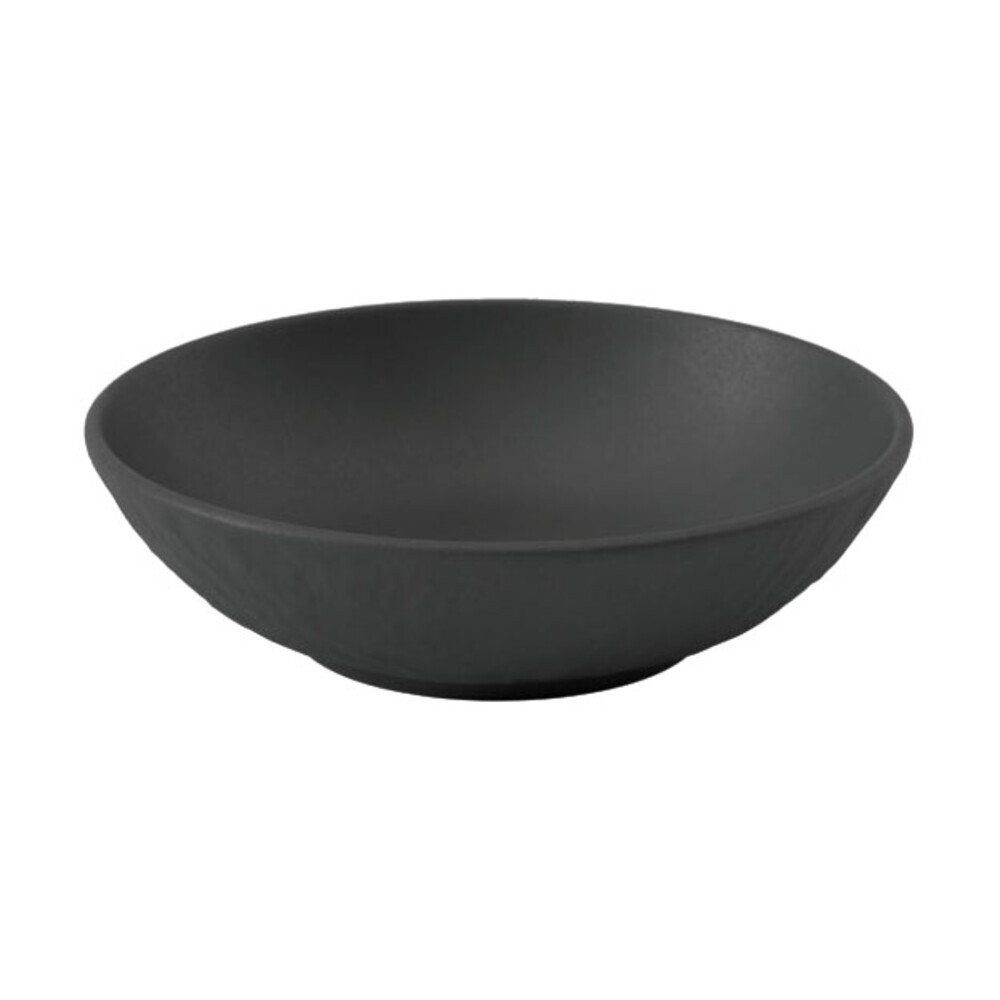 Villeroy & Boch Dessertschale Dessertschale 13 cm Manufacture Rock, Premium Porcelain, Dessertschale, Ø13,2cm, Premium Porcelain, schwarz