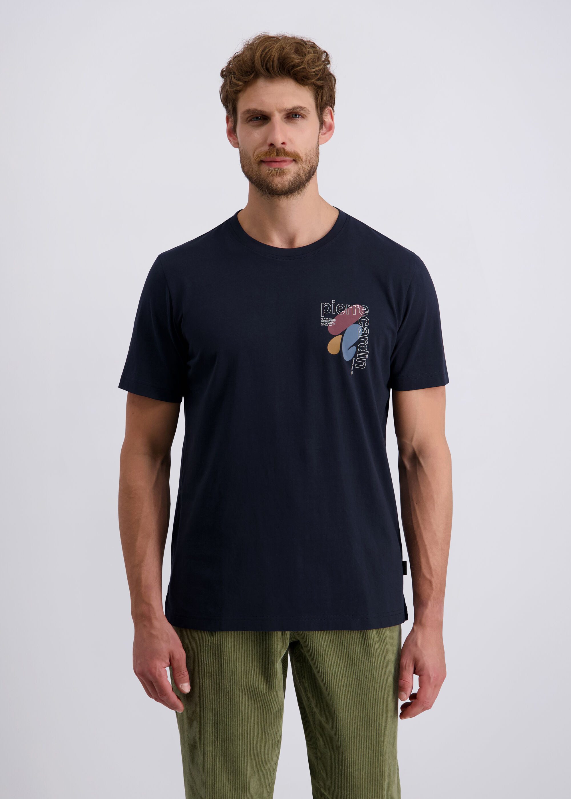 Pierre Cardin Print-Shirt (1-tlg)