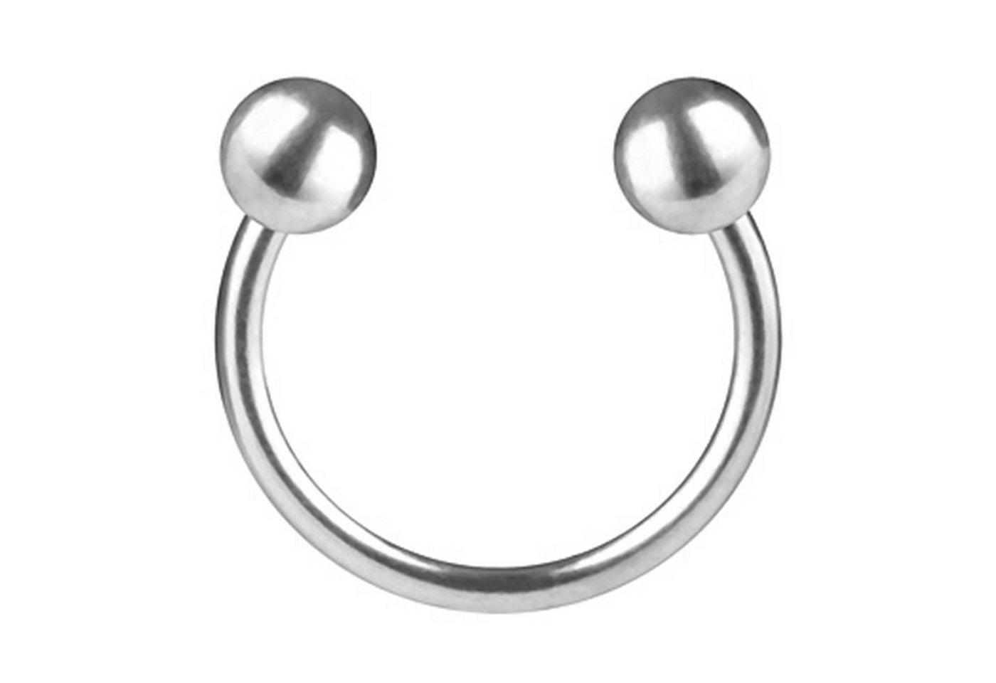 Taffstyle Nasenpiercing Hufesien Piercing Chirurgenstahl Lippe Helix Intim mit Kugeln (Universal Piercing Ring Horseshoe Nippel Lippe Nase Septum Tragus Ohr Helix)