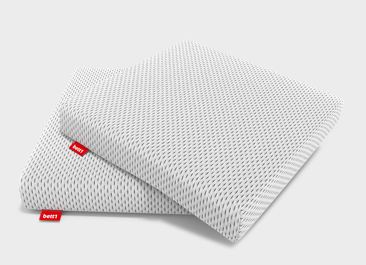 bett1.de Stuhlkissen BODYGUARD Подушки, luftiger Schaumkern, Bezug waschbar bei 60° C, 2 Stück