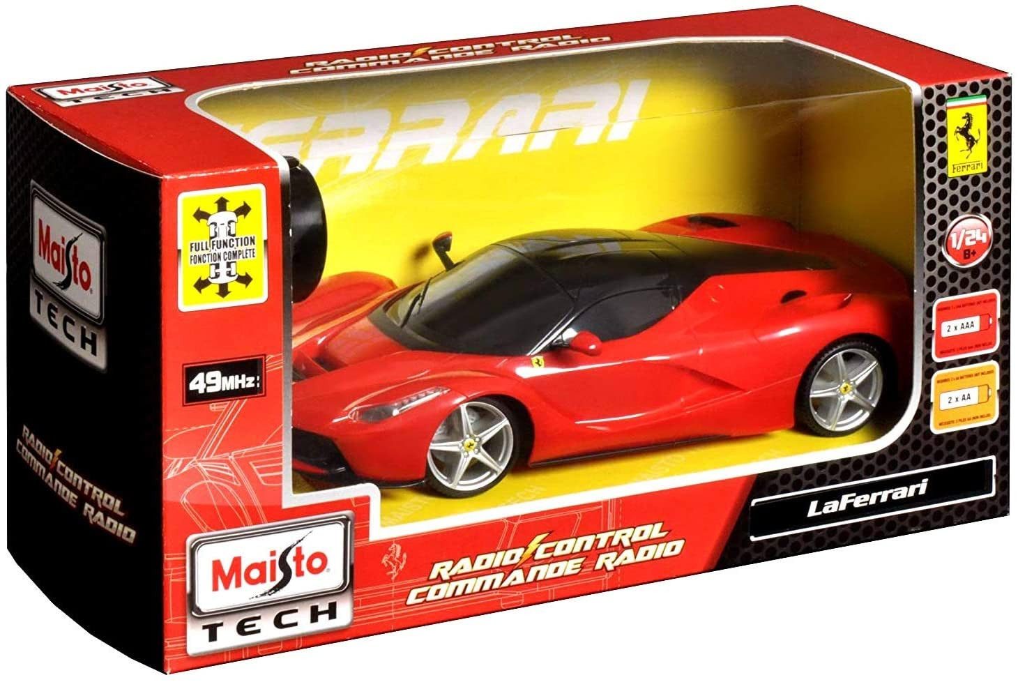 Maisto Tech RC-Auto Ferngesteuertes Auto - Ferrari LaFerrari (rot), Original Look