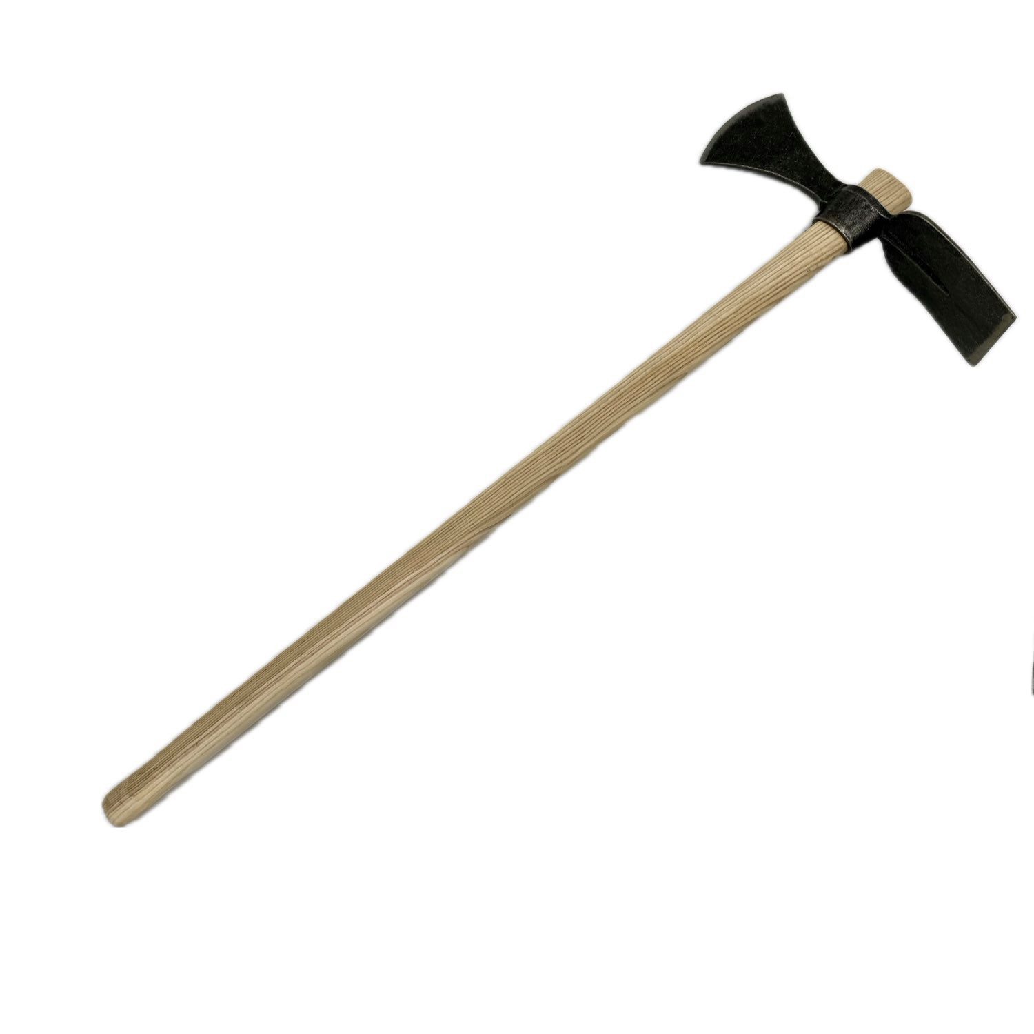 TRIZERATOP Gartenhacke Hacke, Wiedehopfhacke, kantig Wiedehopfhaue 1,8kg mit Stiel