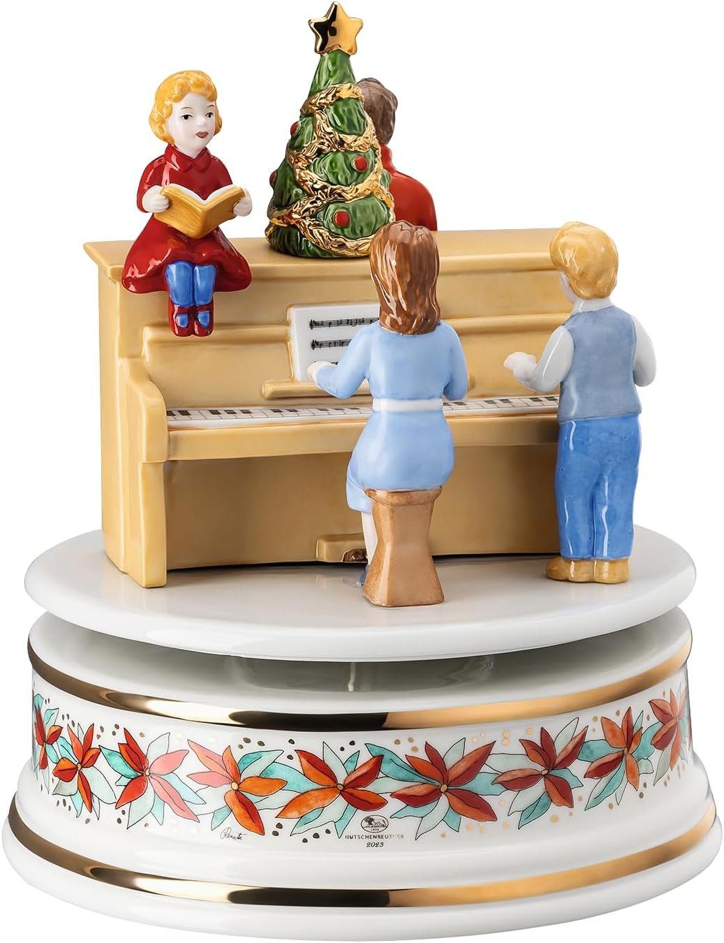 Hutschenreuther Spieluhr gross Weihnachtsklänge Sammelkollektion 23