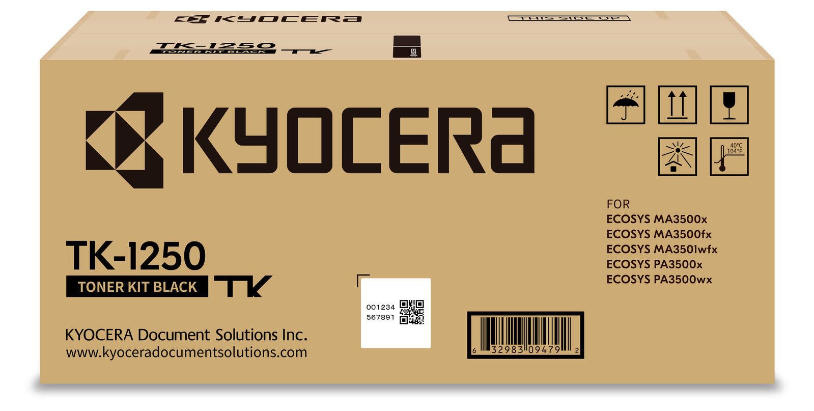 KYOCERA Tonerkartusche Kyocera TK-1250 - schwarz