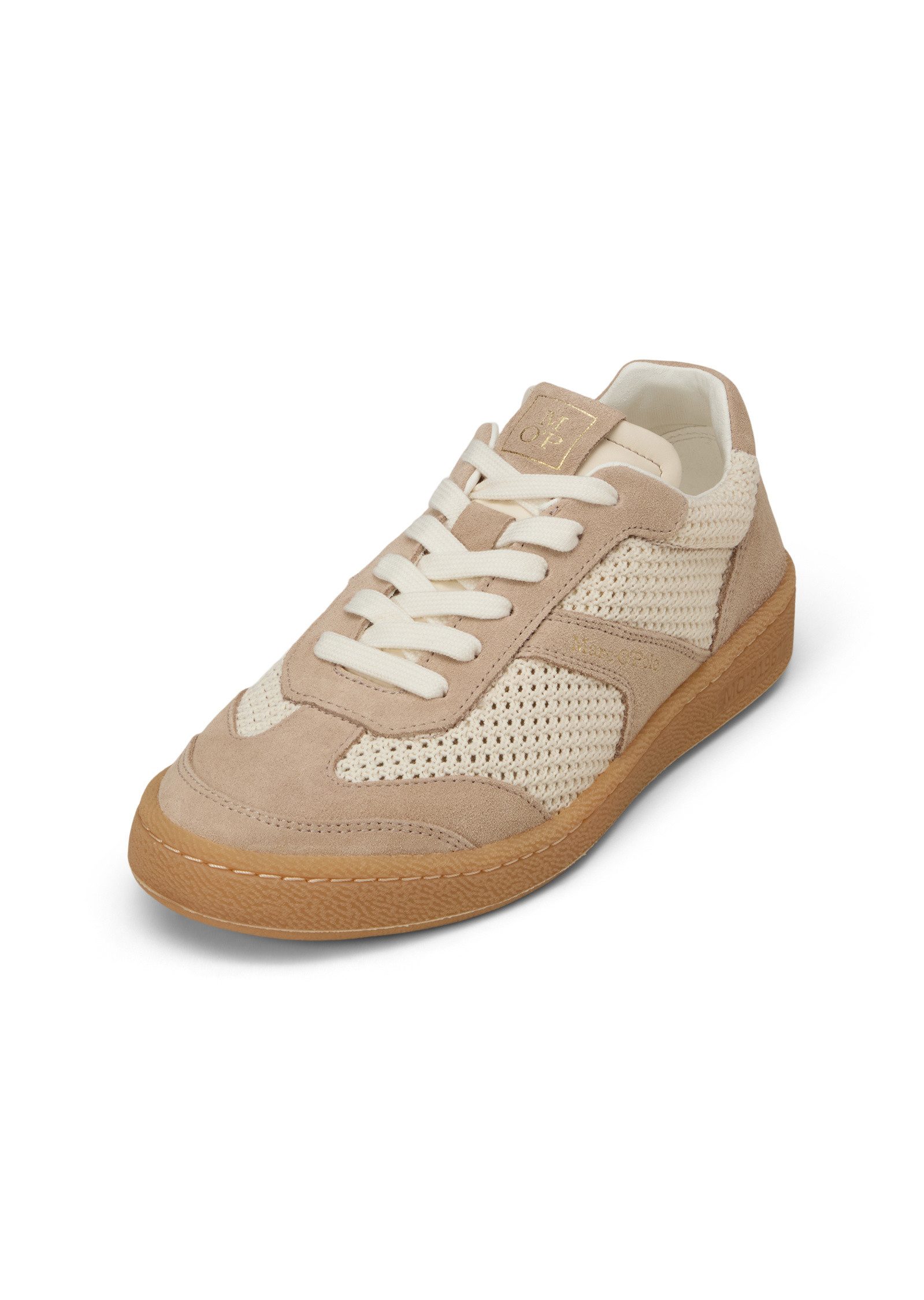 Marc O'Polo aus edlem Rindleder mit Häkeleinsätzen Sneaker