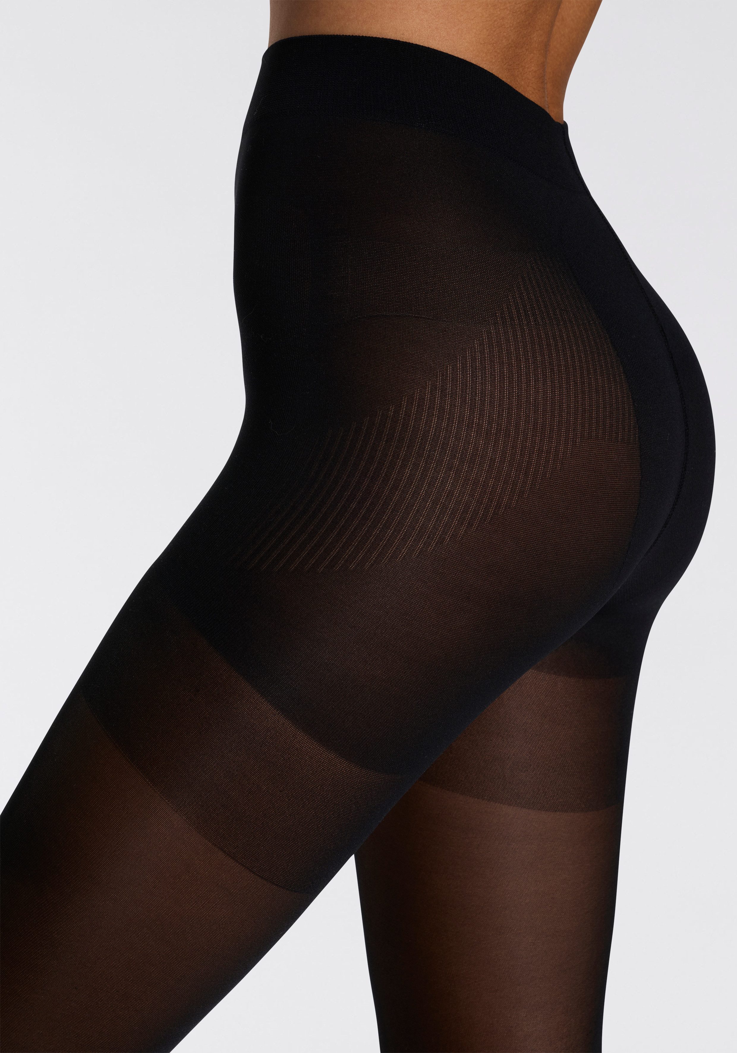 Sarlini Shaping-Strumpfhose 40 DEN (2 St) Shape-Strumpfhose mit elegantem Satinglanz