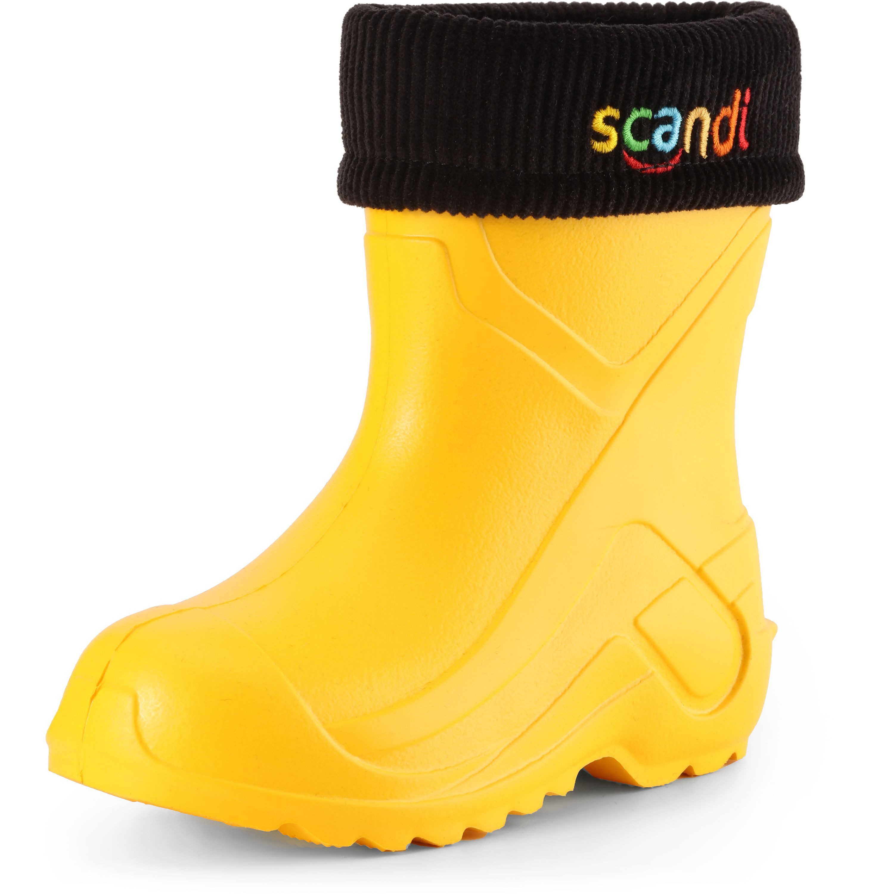 Kinder federleichte EVA Thermo Regenschuhe gefüttert LA-763 Gummistiefel