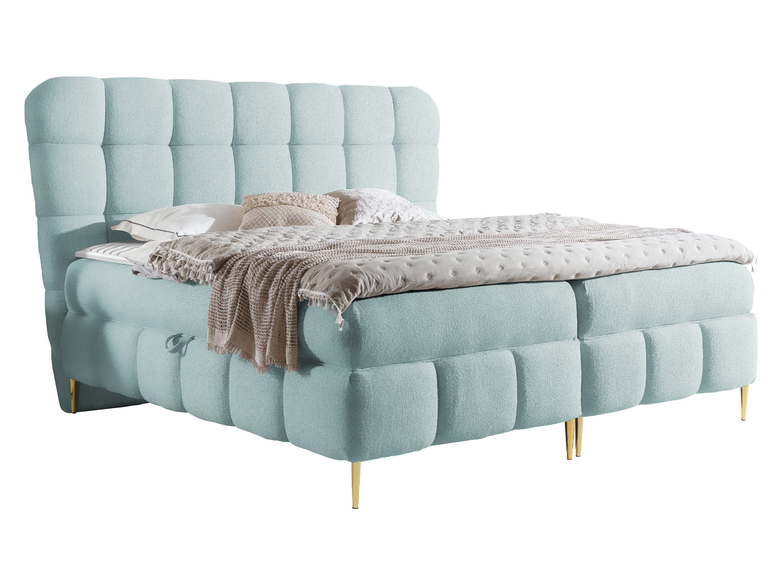 MIRJAN24 Boxspringbett Lolly (mit zwei Bettkästen), Bonellfederkern, 120/140/160/180x200 cm