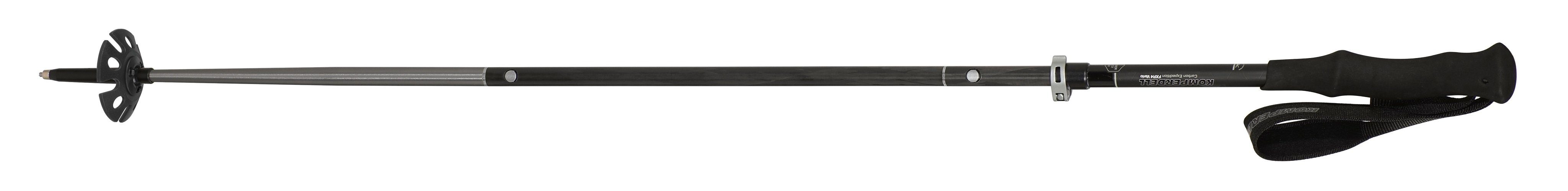 Komperdell Trekking-Stöcke Komperdell Faltstock Carbon FXP.4 Exp. Vario, 1 Paar (FXP-Faltmechanismus entfaltet sich automatisch), ideal für Wandern, Trekking, Skitouren, Bergtouren