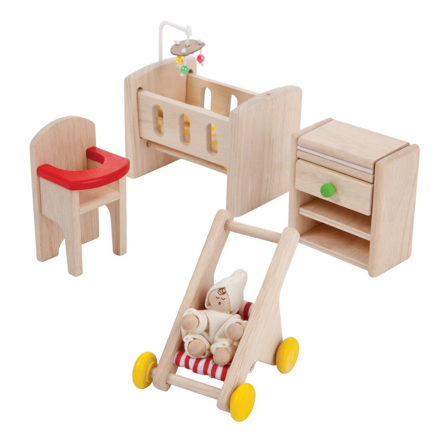 Plantoys Puppenhausmöbel Schlafzimmer Baby günstig online kaufen