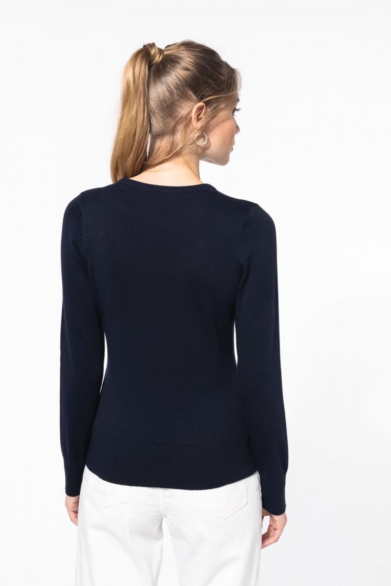 Kariban Sweatshirt Damen Pullover Rundhals günstig online kaufen