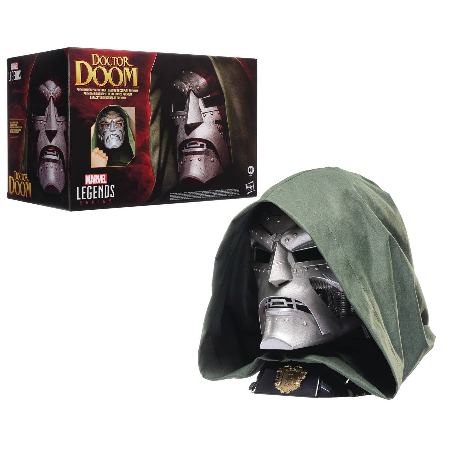 Hasbro Verkleidungsmaske Marvel Legends Series Fantastic Four Doctor Doom Premium Roleplay Helm