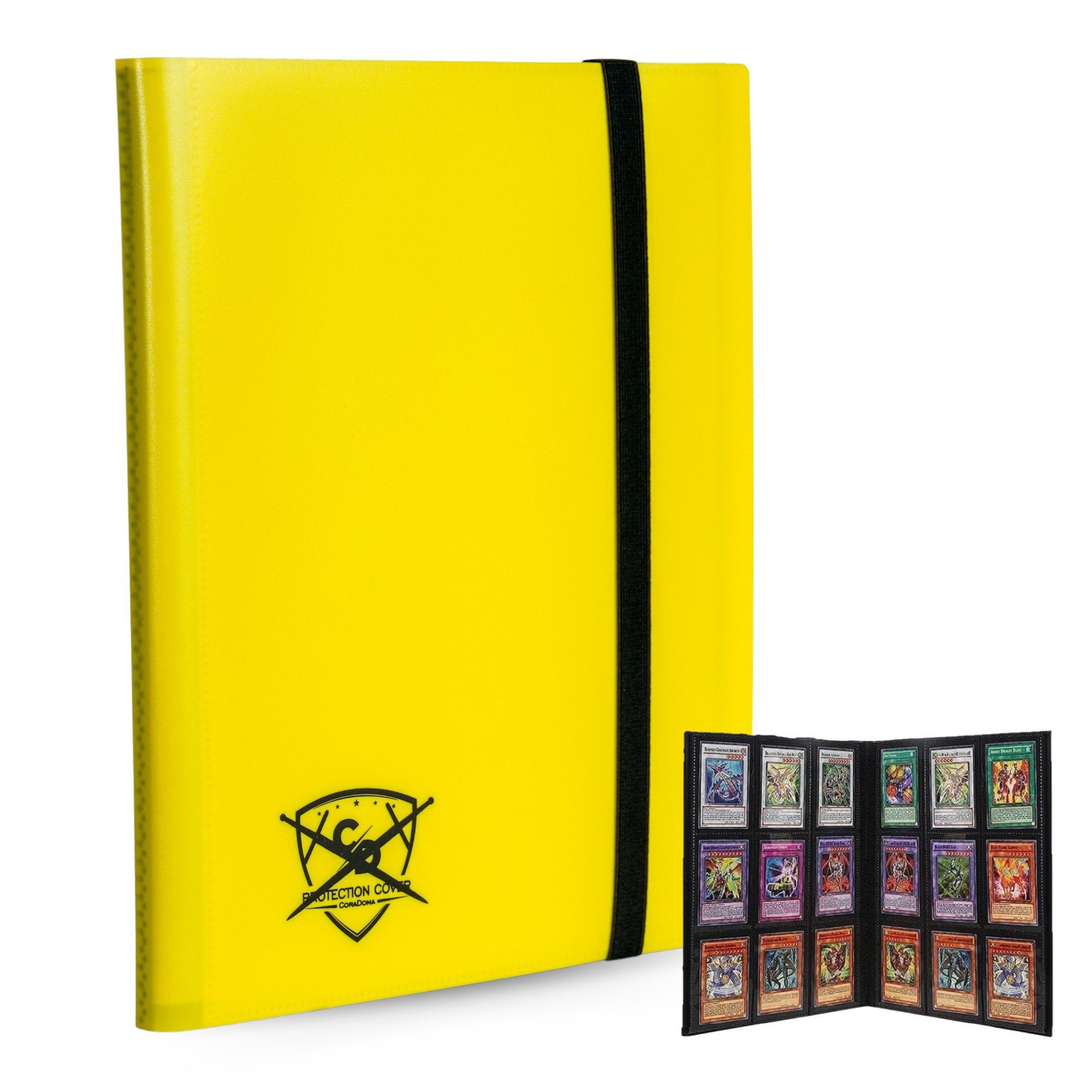 Coradoma Sammelkarte Sammelalbum für 360 Pokemon Karten Pro Card Binder Ordner, 40 Seiten je 9 Karten Portfolio