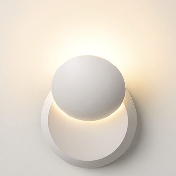 Licht-Trend Wandleuchte Drehbare LED-Wandleuchte Moon 350lm farben Goldfarben, Warmweiß