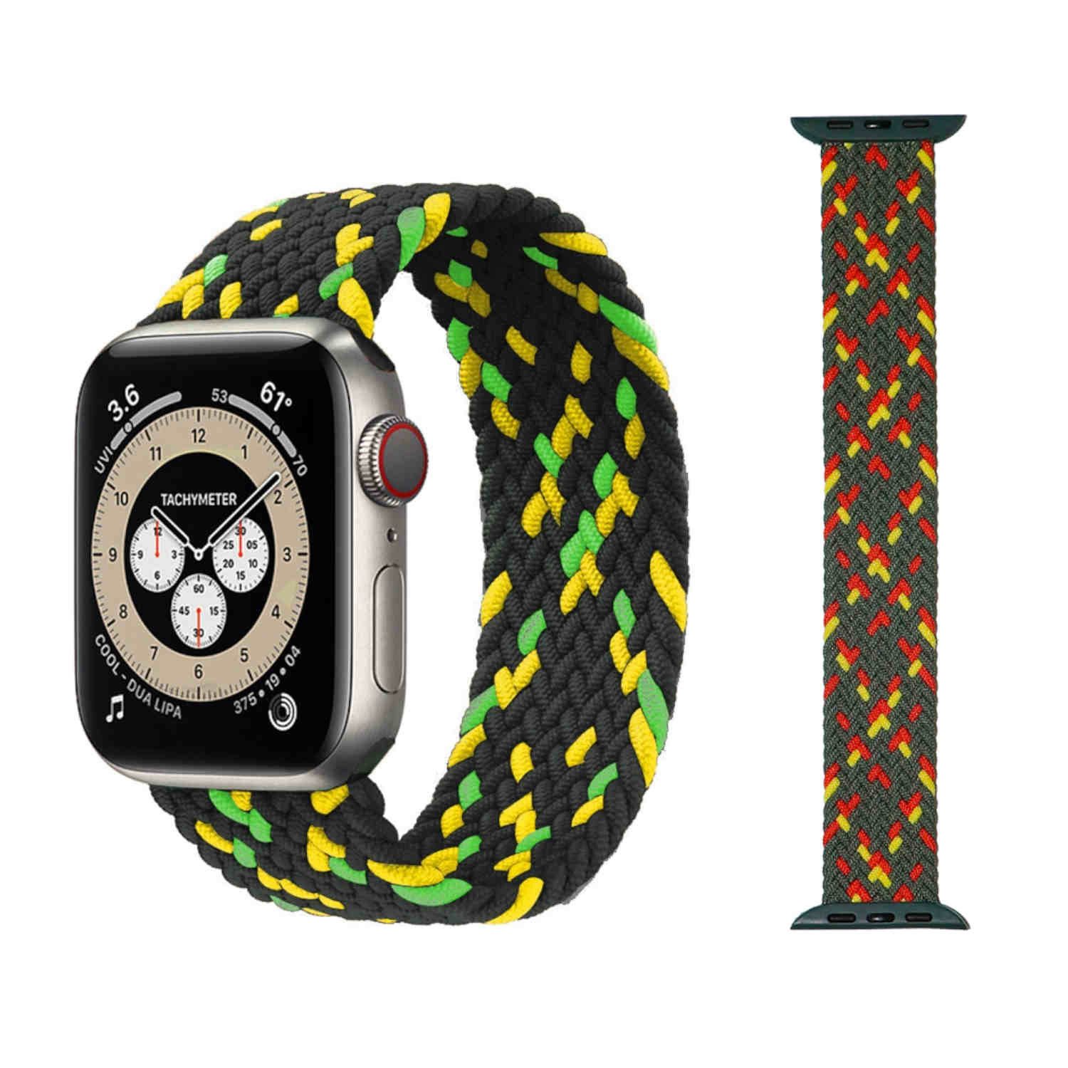 Wigento Smartwatch-Armband Für Apple Watch 10 46mm / Ultra 1 + 2 49 / 9 8 7 45 / 6 SE 5 4 L Band