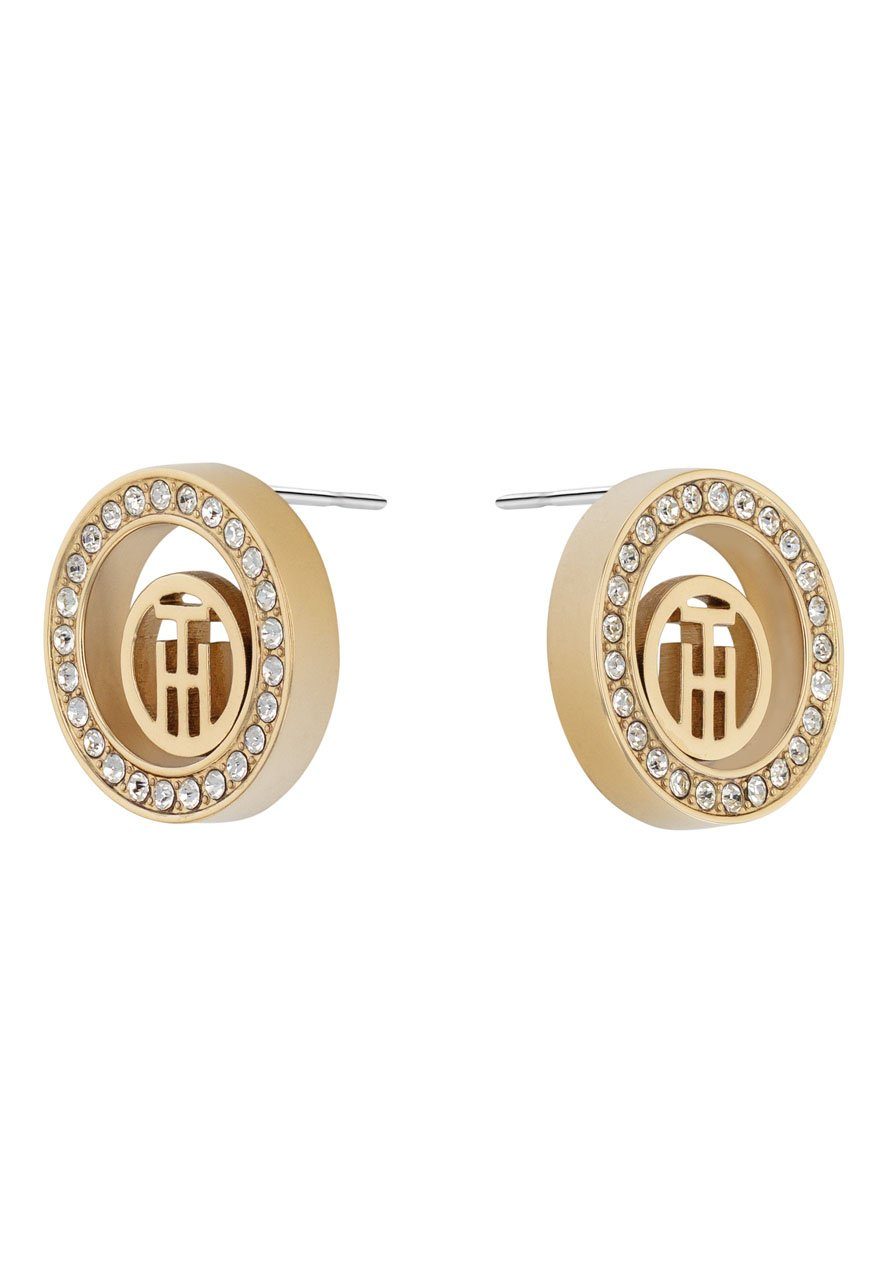 Bild von Tommy Hilfiger Paar Ohrstecker »Vine circle family, 2780522, 2780523, 2780586«, mit Glasstein
