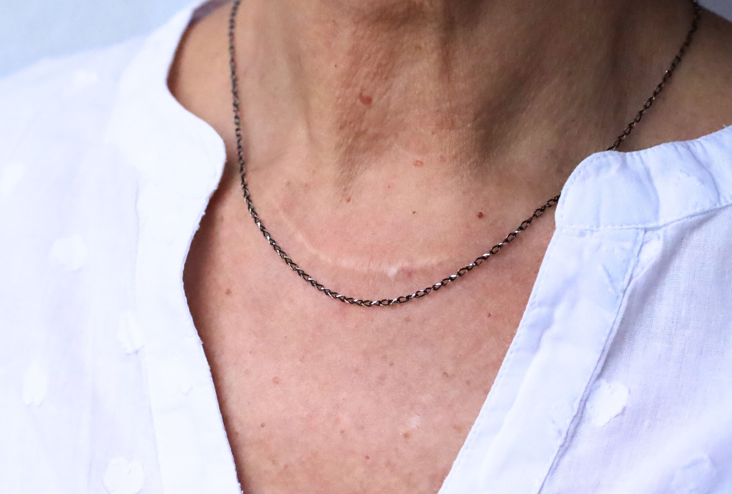 SILBERMOOS Gliederkette Feine Ankerkette im Bicolor-Effekt, 925 Sterling Silber