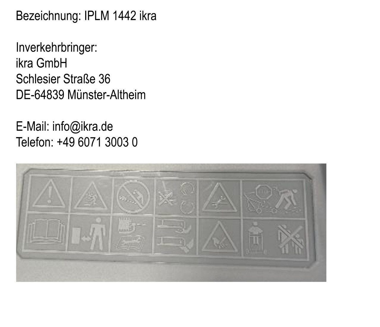 Ikra Benzinrasenmäher Ikra Benzin-Rasenmäher IPLM 1442 2,6 kW, 42 cm
