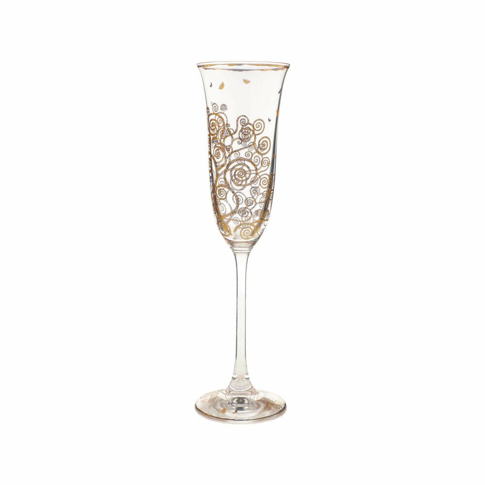 Goebel Sektglas Gustav Klimt - Der Lebensbaum, Glas