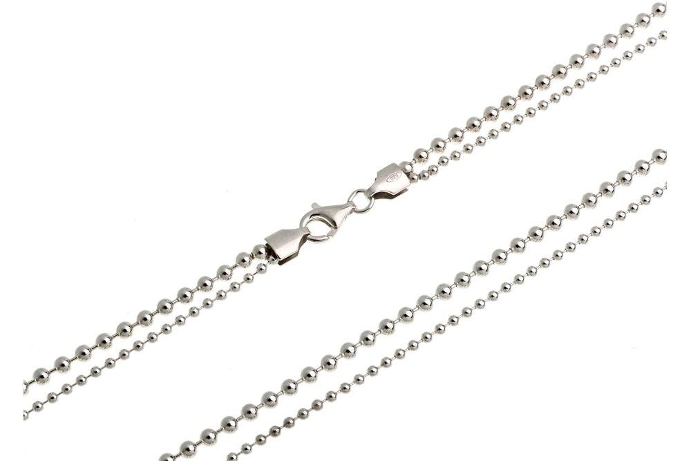 Silberkettenstore Kette mit wählbar Line Fashion Silber, - Anhänger von Escaron Länge 40-100cm 925