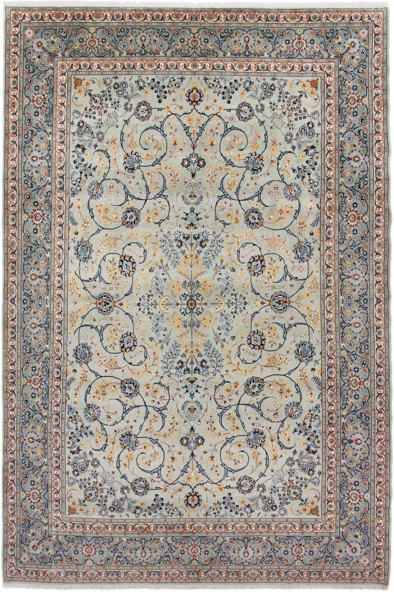 Orientteppich Keshan 306x450 Handgeknüpfter Orientteppich / Perserteppich, Nain Trading, rechteckig, Höhe: 12 mm