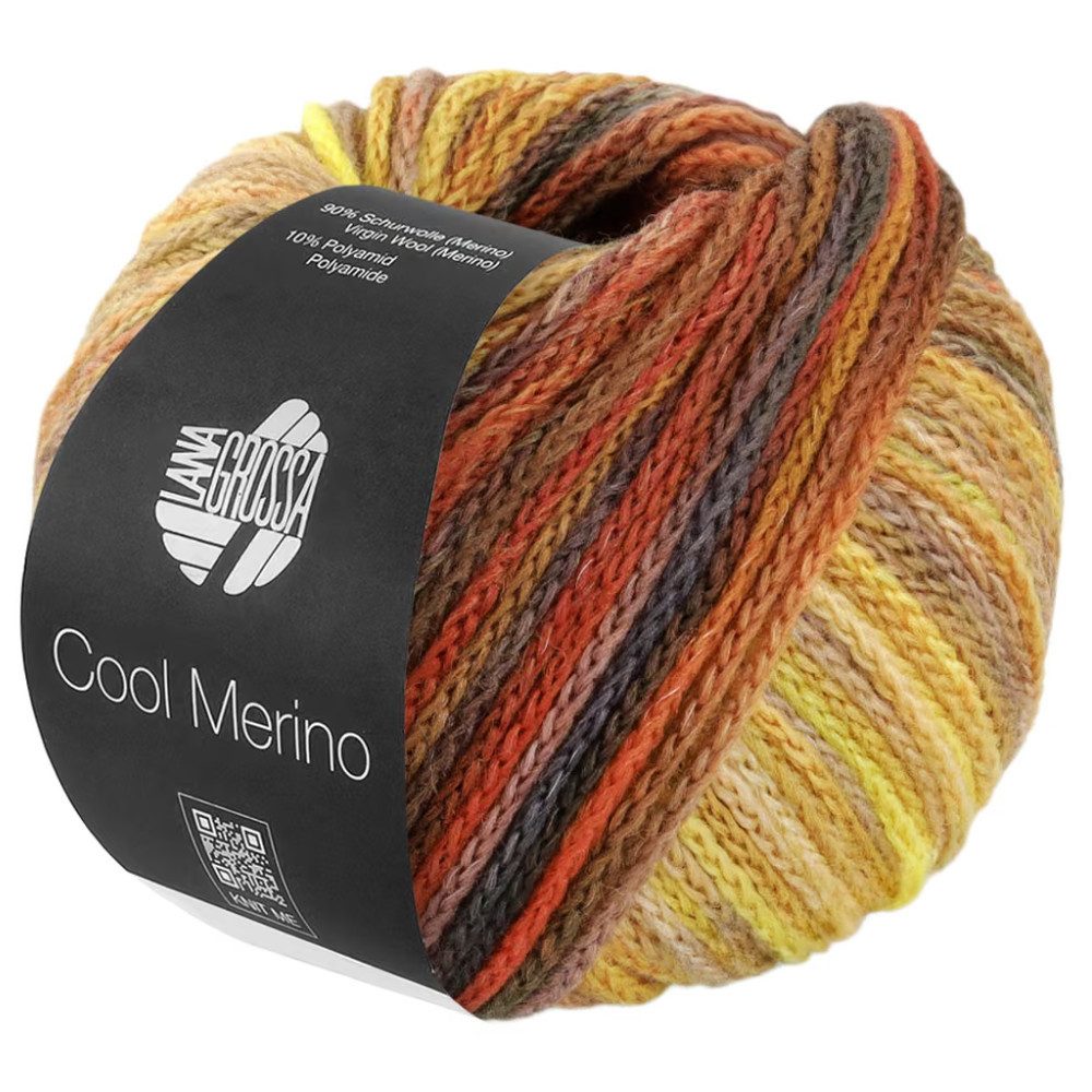 LANA GROSSA COOL MERINO Häkelwolle, 150 m (leichtes Kettengarn aus klassischer Merinowolle), 50 g
