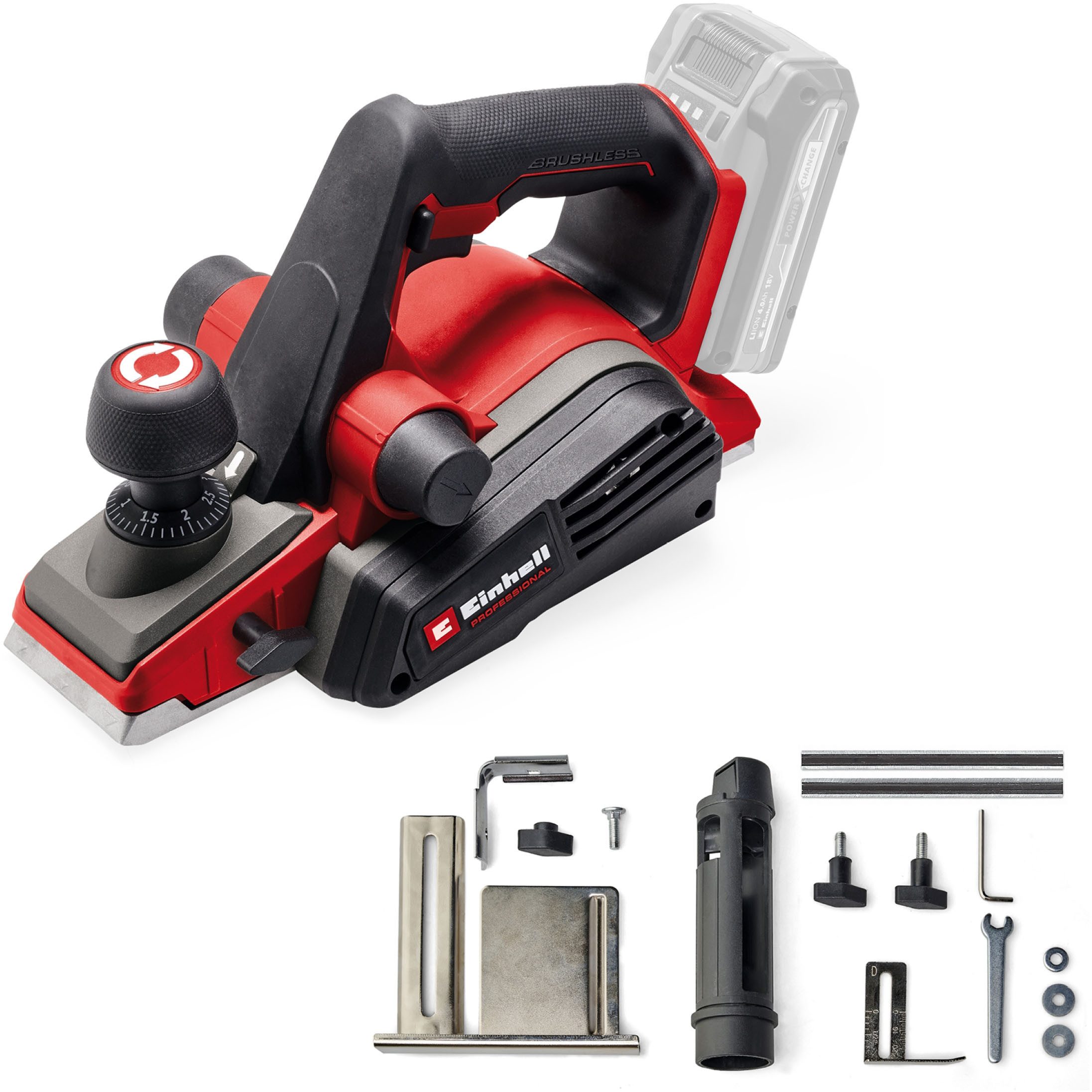 Einhell Akku-Elektrohobel TP-PL 18/3 Li BL - Solo, Hobelbreite: 82 in mm, M günstig online kaufen