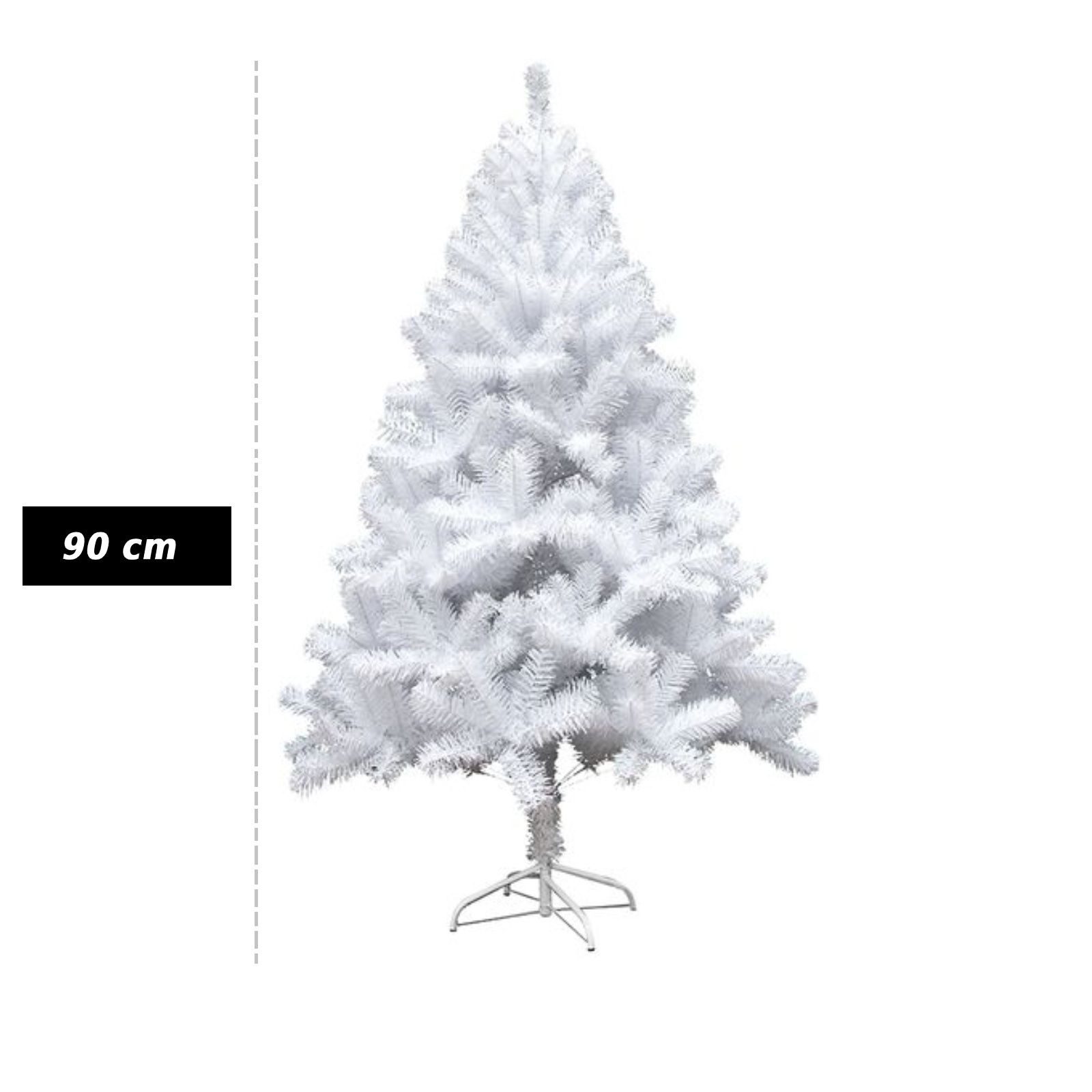 Gravidus Künstlicher Weihnachtsbaum Künstlicher Weihnachtsbaum Weiß 90-210cm