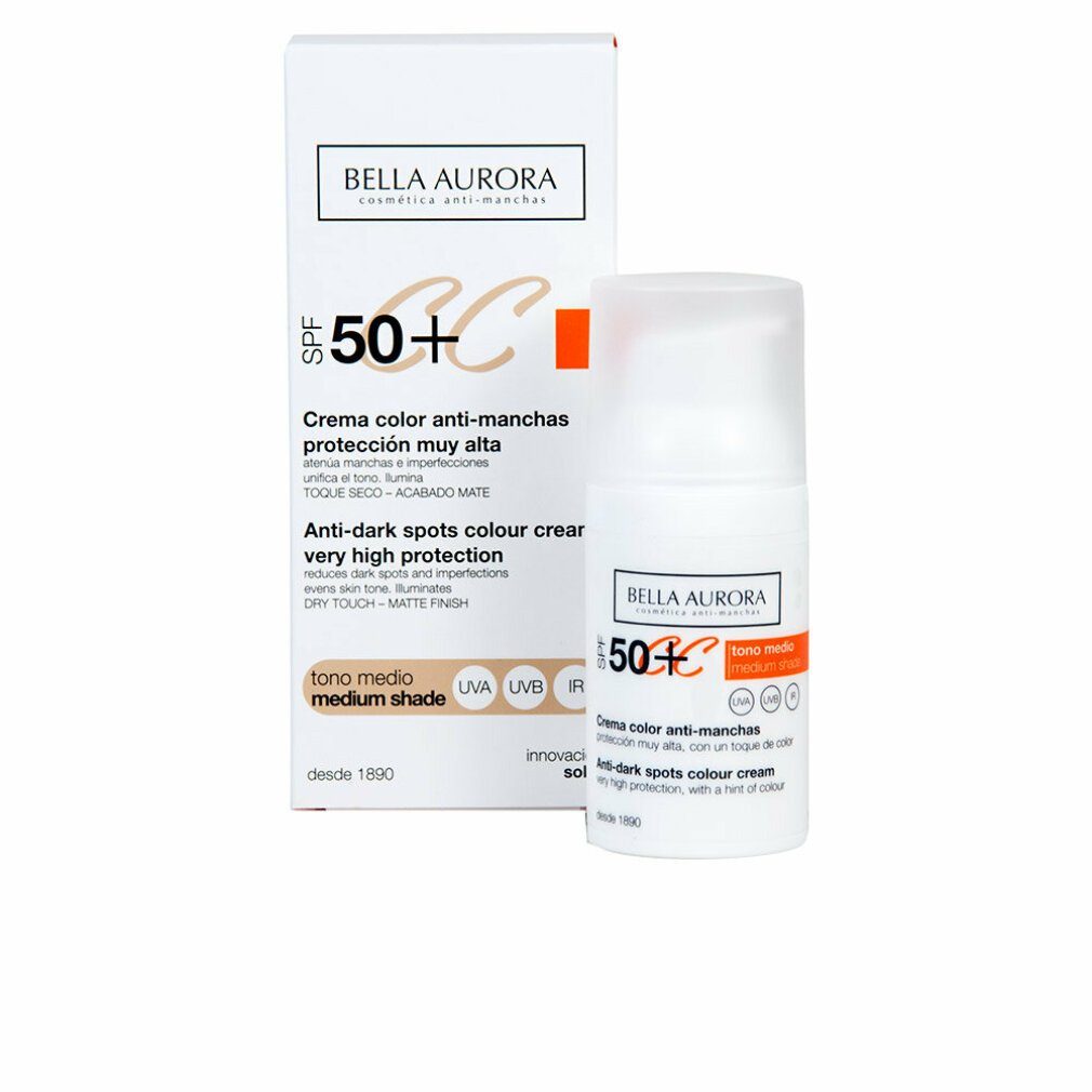 Bella Aurora CC-Creme CC CREAM anti-manchas tono medio SPF50+ 30ml