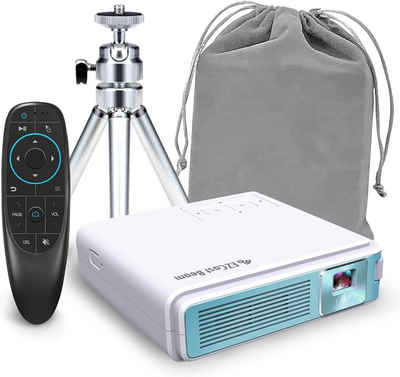 EZCast J4a 2024 Reiseprojektor Portabler Projektor (300 lm, 5000:1, 1920 x 1080 px, Kompatibel mit HDMI, USB, iPhone und Laptops)