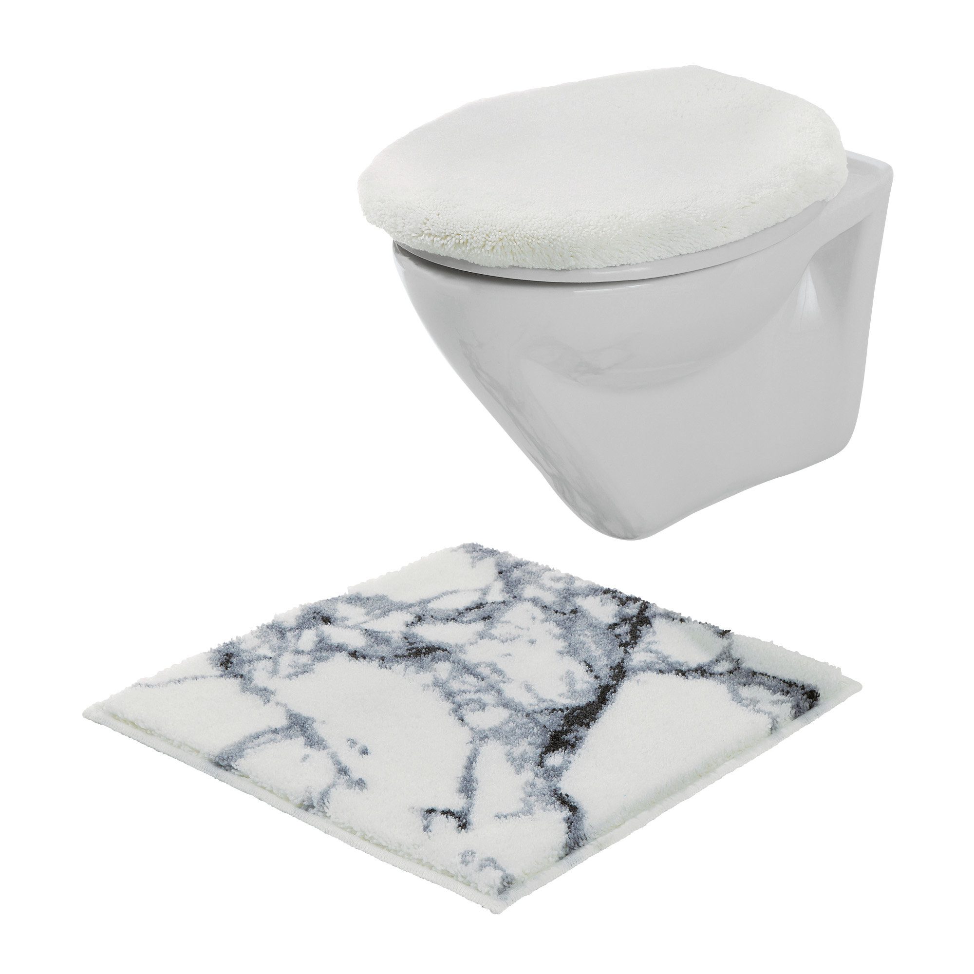 Erwin Müller Badematte WC-Vorlage "Marmor", Höhe günstig online kaufen
