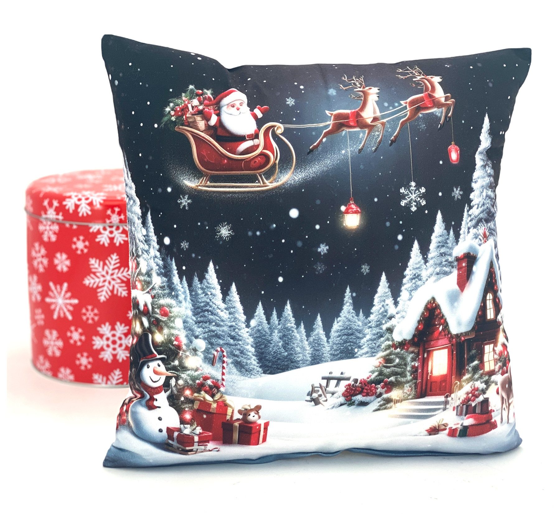 heimtexland Dekokissen Weihnachten Kissenhülle Chalet Landhaus günstig online kaufen