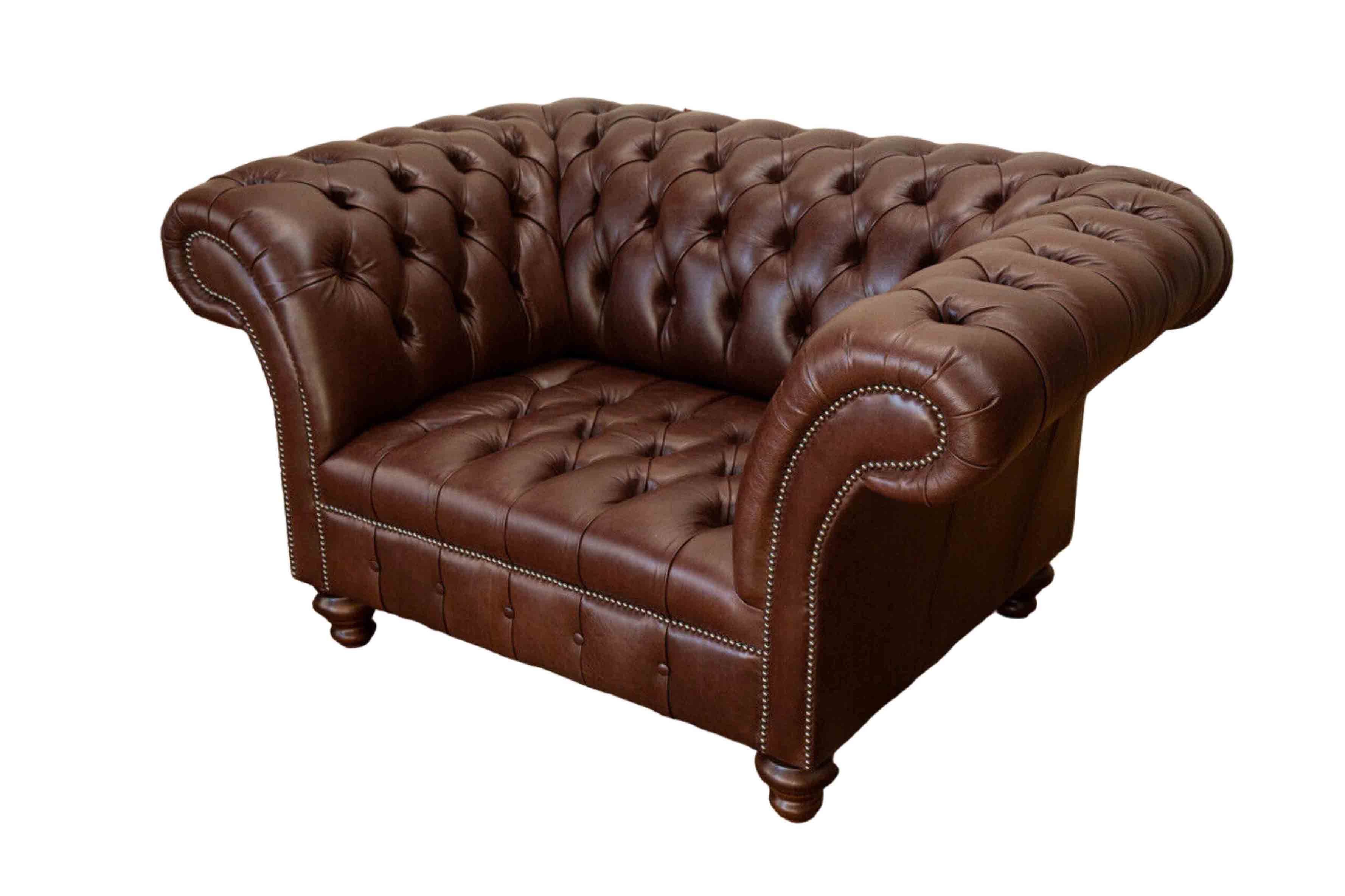 Chesterfield-Sessel, Couch Design Wohnzimmer 1.5 Klassisch Sitzer Chesterfield Sessel JVmoebel