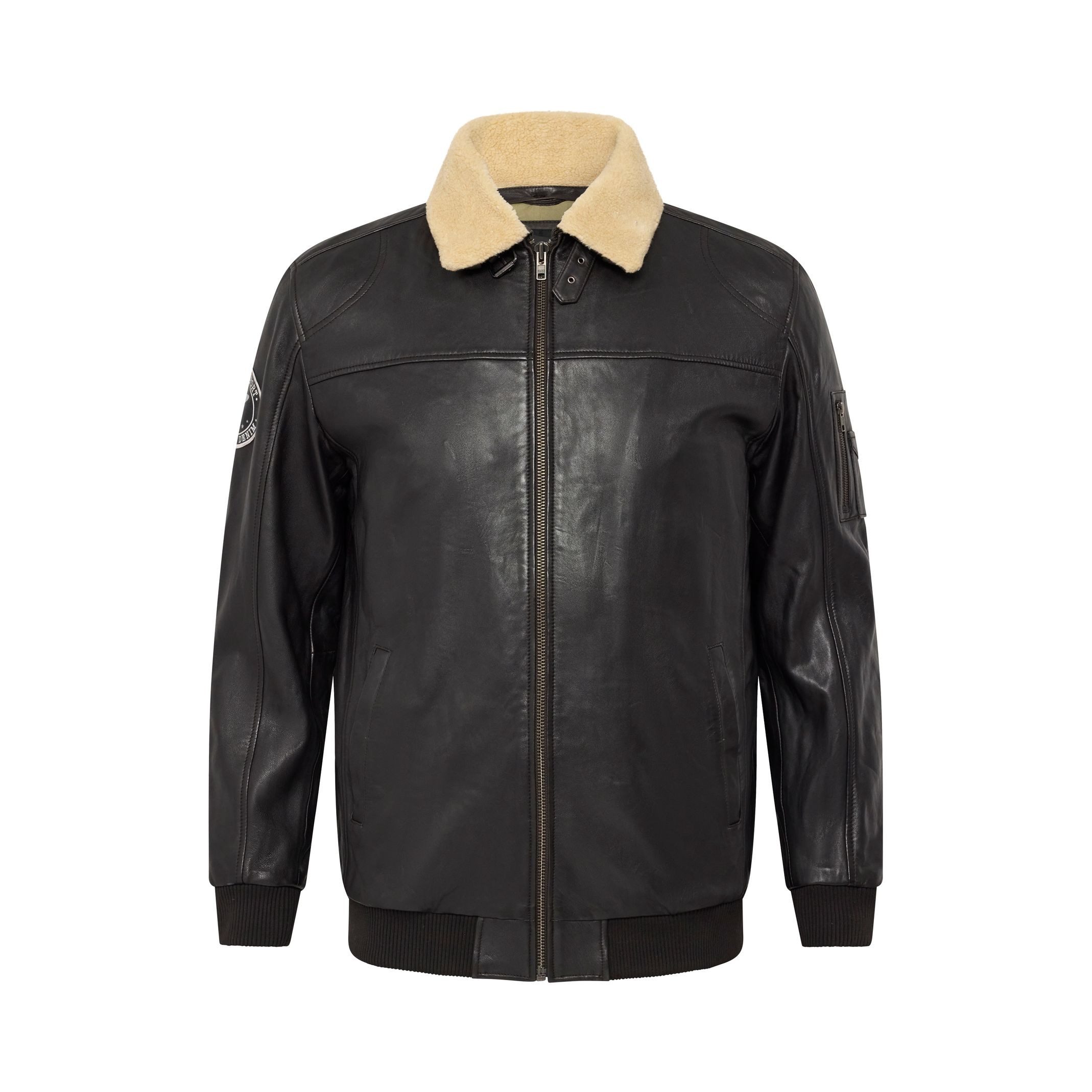 Lederjacke Flieger-Leder Jacke von North Latitude Denim, Braun