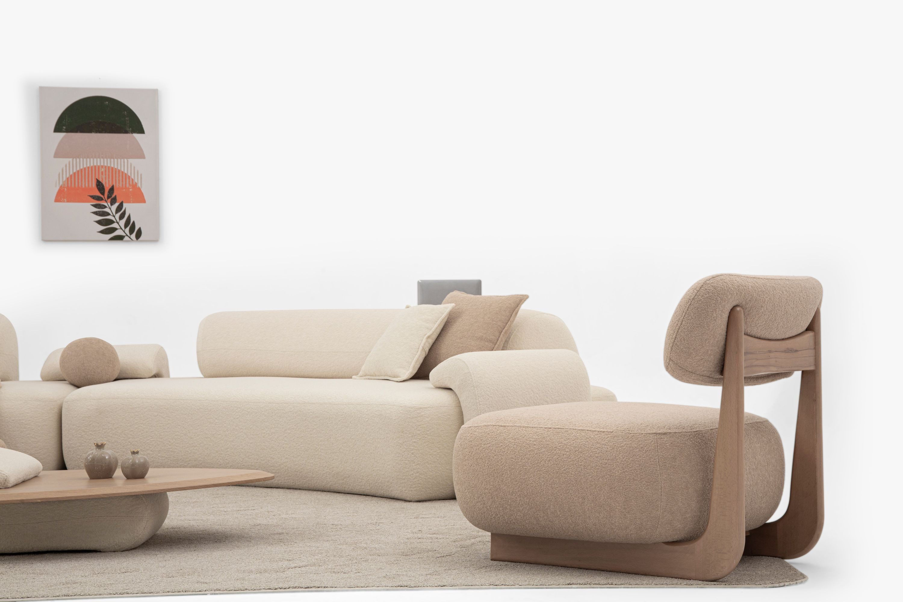 Nobelaa Ecksofa Ecksofa "Olympia" + Sessel